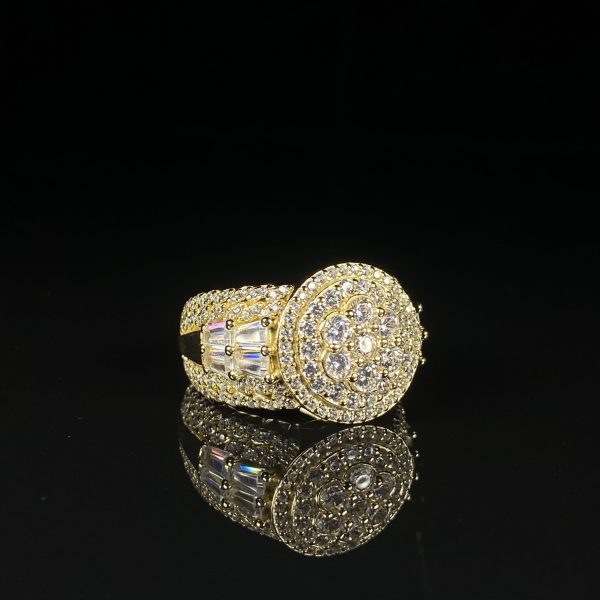 Anillo Royal Dome Baguette 18k