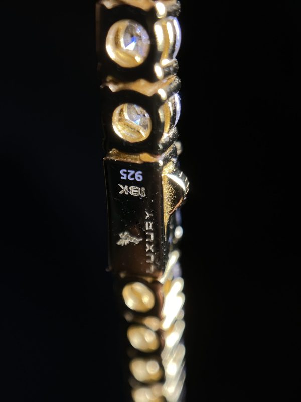 brocheluxury Cadena Tennis Broche Luxury 18k