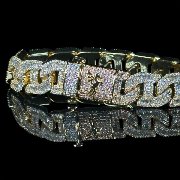 Pulsera Gucci Baguette 18k