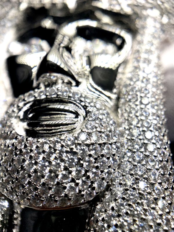 Medalla Big Jesus Diamond 18k