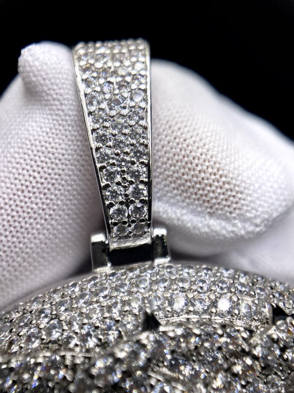 Medalla Big Jesus Diamond 18k